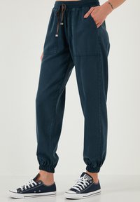 LELA REGULAR FIT - Donji dijelovi trenirke - dark blue