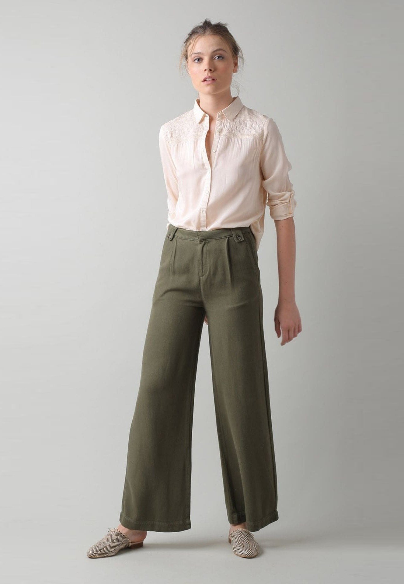 Indi \u0026 Cold Pantalones - verde/verde oscuro - Zalando.es