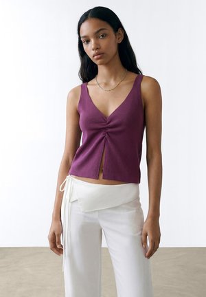 Mango Kids, TEEN - Débardeur - purple