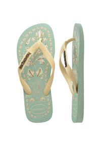 Havaianas TOP TROPICALIA VIBES - Basseinijalatsid - coast green