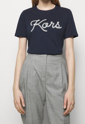 T-shirt med print - dark blue