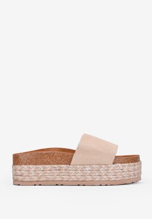 Mules à talons - beige