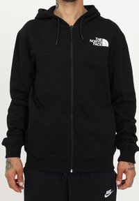 The North Face Felpa con zip - black