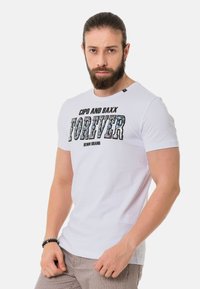 Cipo & Baxx T-Shirt print - white