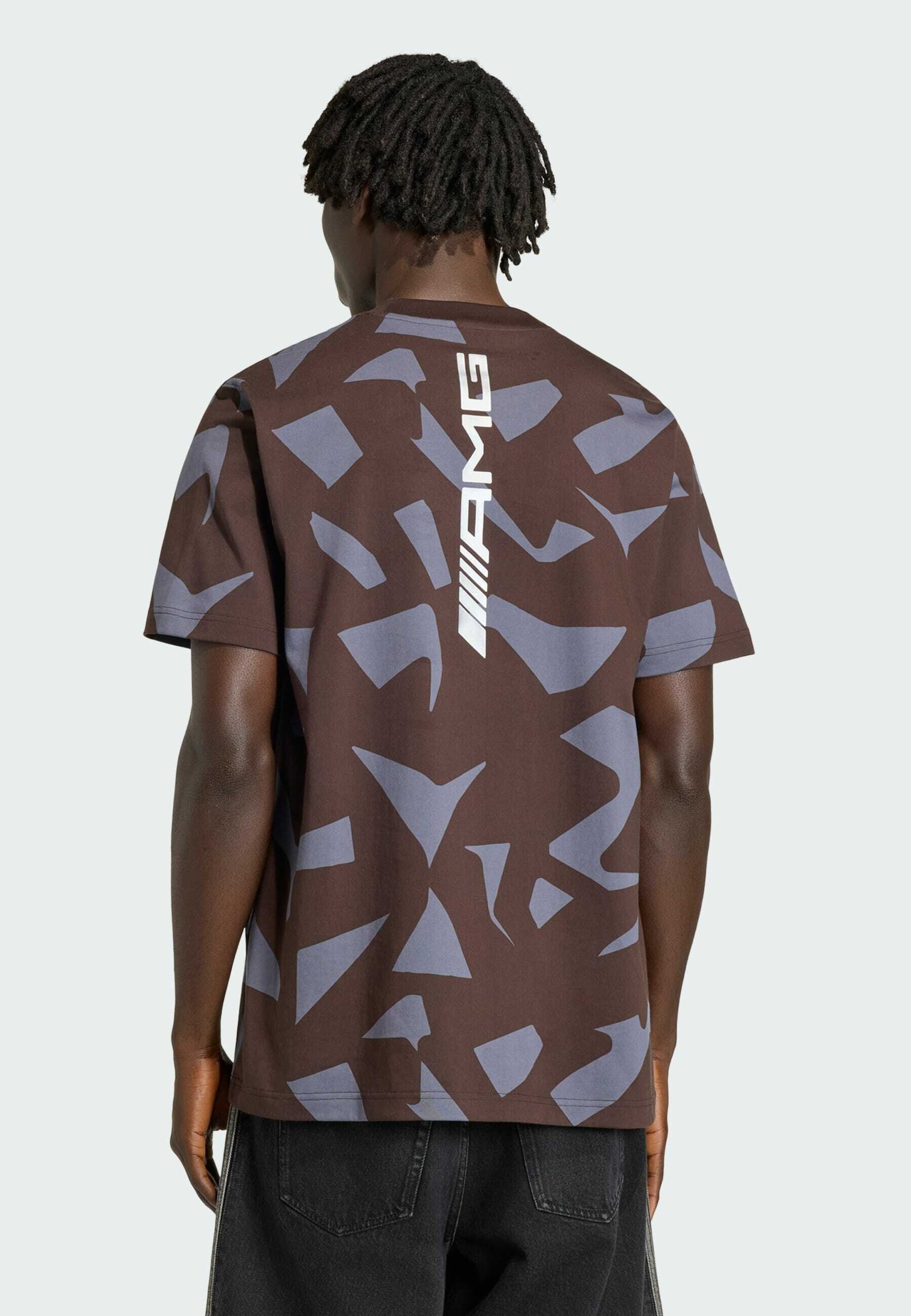 adidas Performance AMG CAMO SHORT SLEEVE - Print T-shirt - aurora