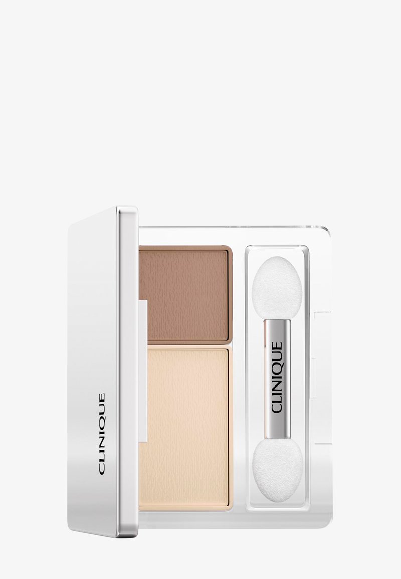 Clinique - ALL ABOUT SHADOW DUO - Eye Palette - ivory bisque/ bronze satin, Forstørre