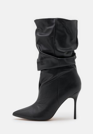 Missguided Bottes à talons hauts - black