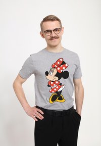 Henry Tiger MICKEY & FRIENDS TRADITIONAL MINNIE - Camiseta estampada - melange grey