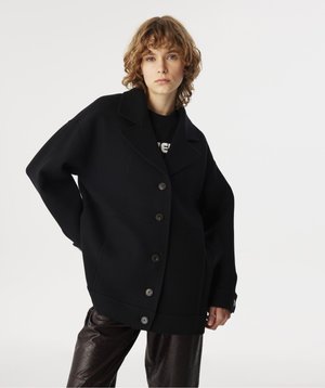 OVERSIZE  - Krátký kabát - black