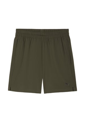Puma TRAIN ALL DAY FOUNDATIONS GEWEBTE  - Korte sportsbukser - dark olive