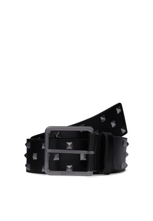 Karl Lagerfeld Jeans KLJ STUDS LEATHER BELT - Bælter - black