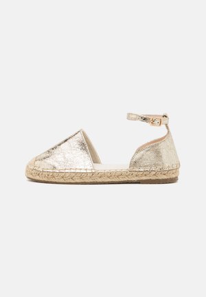 ONLKOPPA ANKLE STRAP - Auduma kurpes - gold