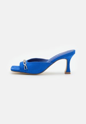 Mules à talons - royal blue