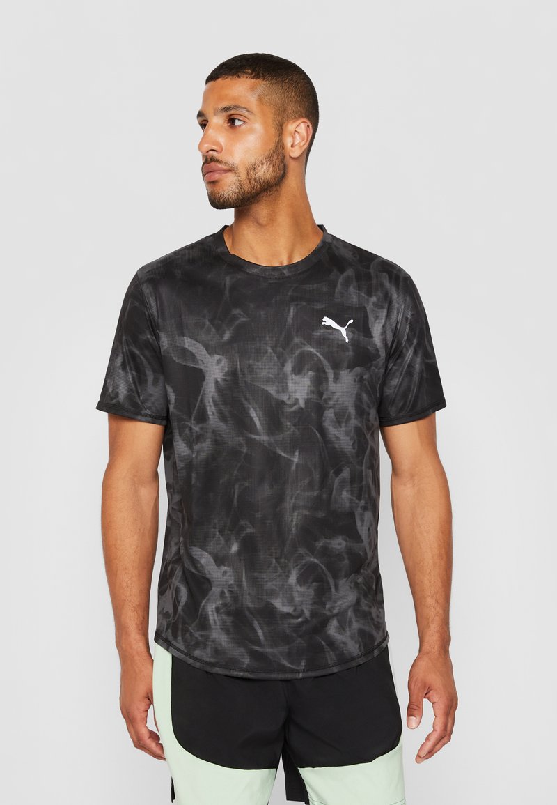 Puma RUN FAVORITE GRAPHIC Sports Tshirts black/sort Zalando.dk