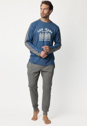 MANGA LARGA PLEATED SET - Conjunto de pijama - azul