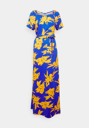 ONLY Tall, ONLALMA LIFE LONG DRESS  - Vestito lungo - dazzling blue rustic leaf