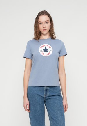 CHUCK PATCH TEE - Trükipildiga T-särk - yeti breath blue