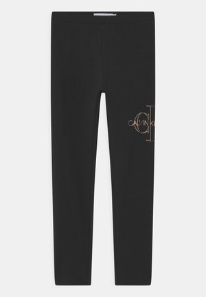 MONOGRAM OUTLINE - Legginsy - black