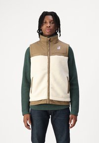 K-Way LE VRAI UNISEX - Bodywarmer - ecru/brown