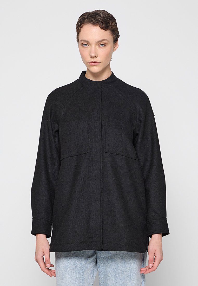 dreimaster Lichte jas zwart