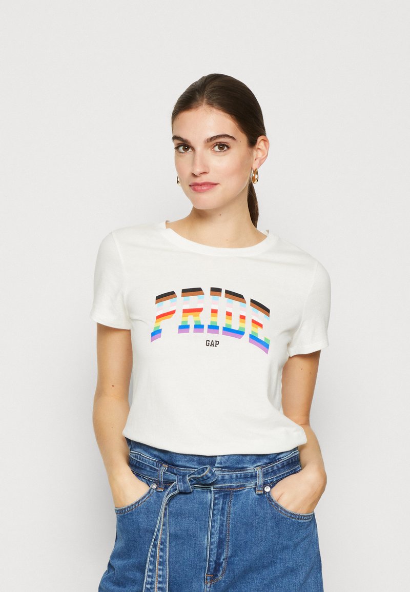 GAP TEE Print Tshirt white Zalando.co.uk