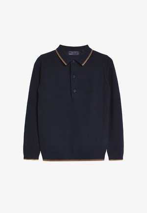 KNITTED TEXTURED - Maglietta a manica lunga - blue