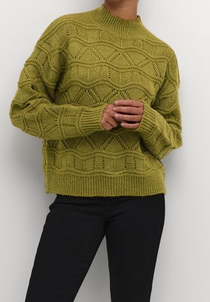 Strickpullover - khaki