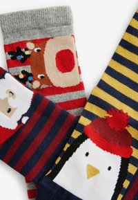Next RICH CHRISTMAS 3 PACK - REGULAR FIT - Sukat - red yellow black