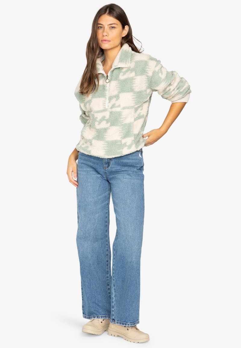 Billabong TIME OFF - Φούτερ με φερμουάρ - crystal cove