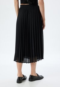 Koton MIDI - A-lijn rok - black