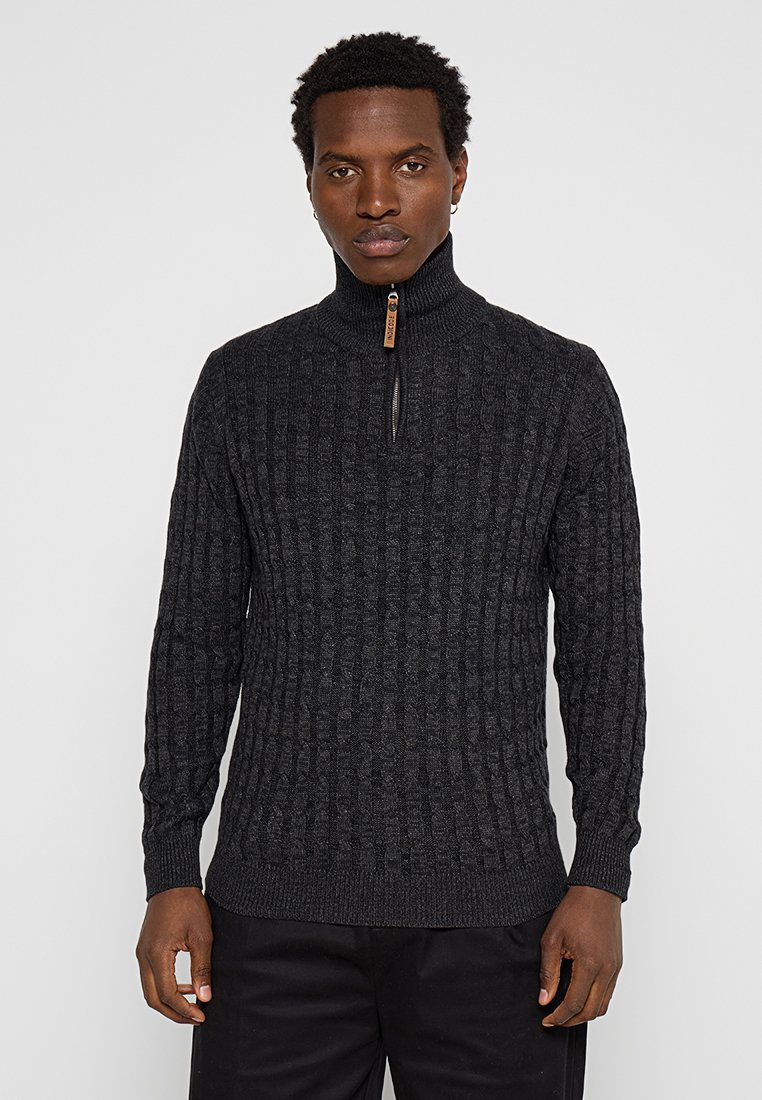 INDICODE JEANS Trui donkergrijs