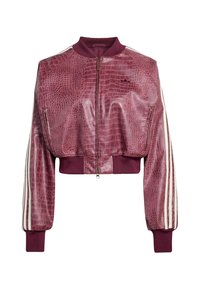 Giacca in similpelle - maroon