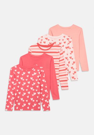 5 PACK  - Topper langermet - pink/red