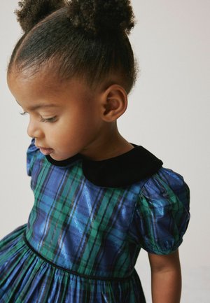 Next, REGULAR FIT - COLLAR PROM - Hverdagskjole - blue/green check