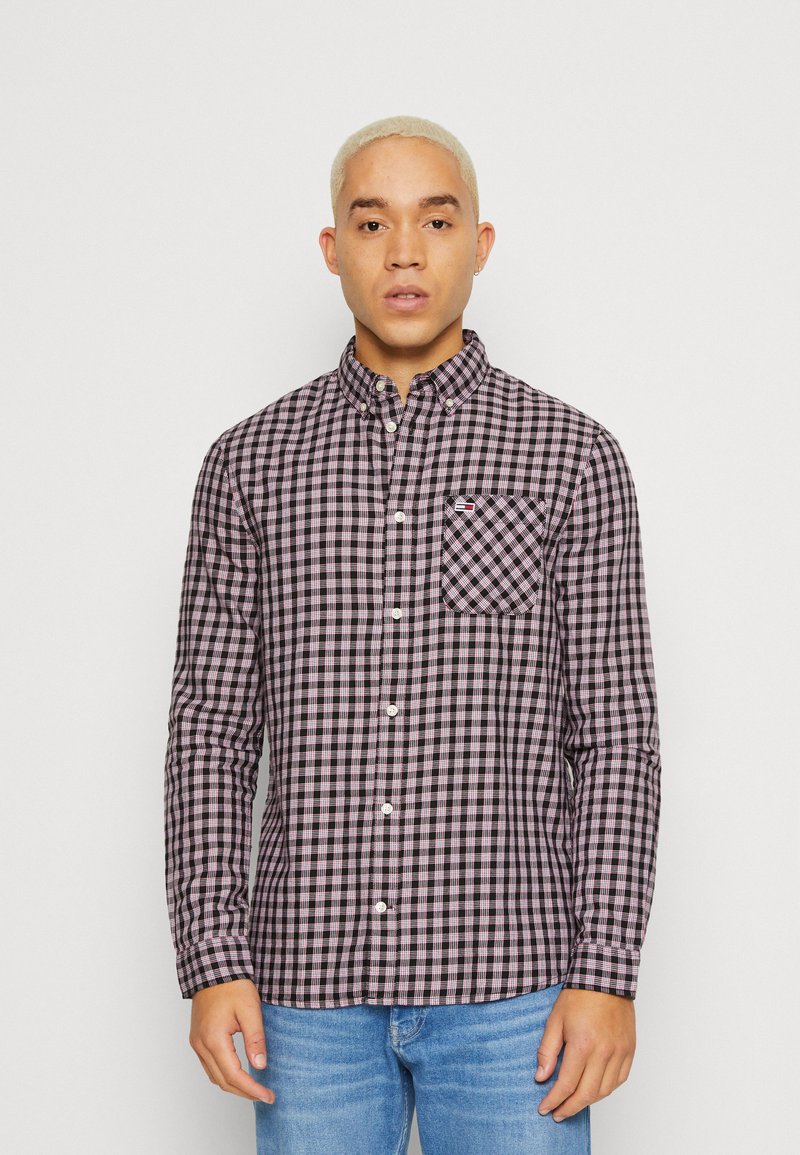 Tommy Jeans ESSENTIAL SHIRT Shirt black Zalando