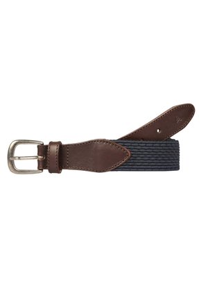 SCALPERS ELASTIC BRAIDED - Cinturón - navy