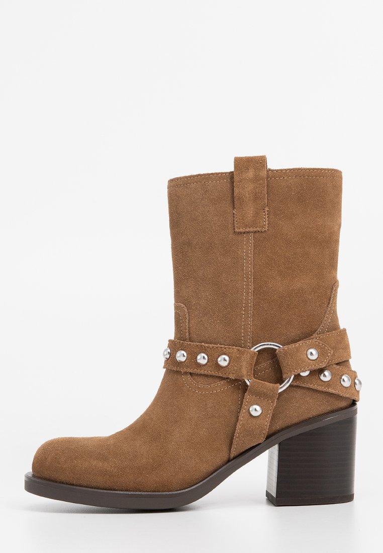 ALDO Cowboy-/Bikerlaarsjes lichtbruin