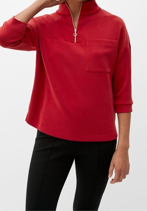 Sweatshirt - dark red