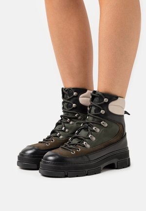 GANT MONTHIKE - Schnürstiefelette - black/olive