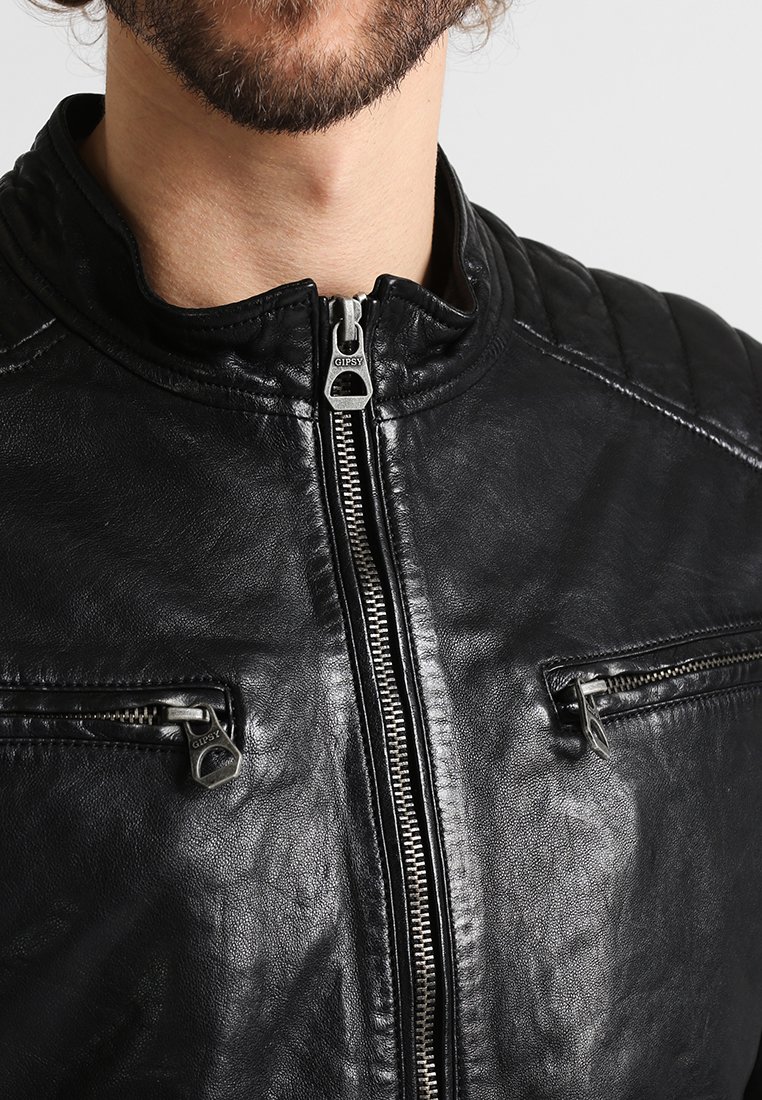 Gipsy DAGO Skinnjakke schwarz Zalando.no Gipsy CHESTER Skinnjakke schwarz Zalando.no