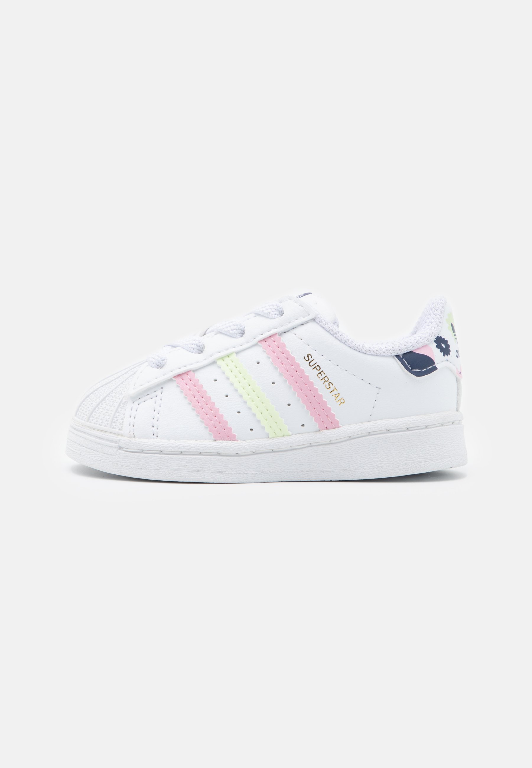 Originals SUPERSTAR EL UNISEX Zapatillas - footwear white/almost lime/true pink/blanco - Zalando.es