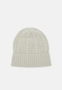 CABLE BEANIE - Megzta kepurė - lichen
