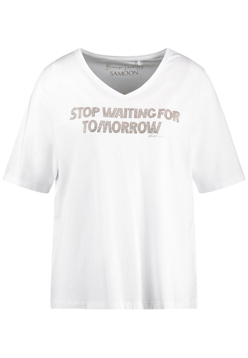 Samoon T-shirt print wit