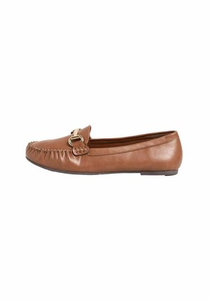 REGULAR FIT-SNAFFLE COMFORT LOAFER - Mokassin - tan brown