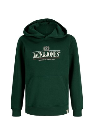 Jack & Jones Junior, JORFREDERIKSBERG GRAPHIC BOX SH JNR - Hoodie - pine grove detail:jj