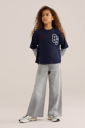 WE Fashion, WE FASHION - Top s dlhým rukávom - dark blue