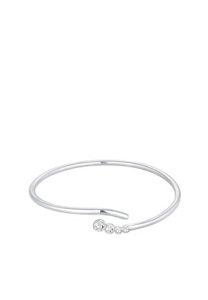 Elli ADJUSTABLE SPARKLE BANGLE - Armbånd - silber