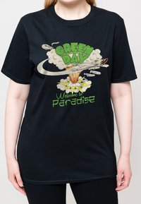 Paradiso Clothing WELCOME TO PARADISE - Print T-shirt - black