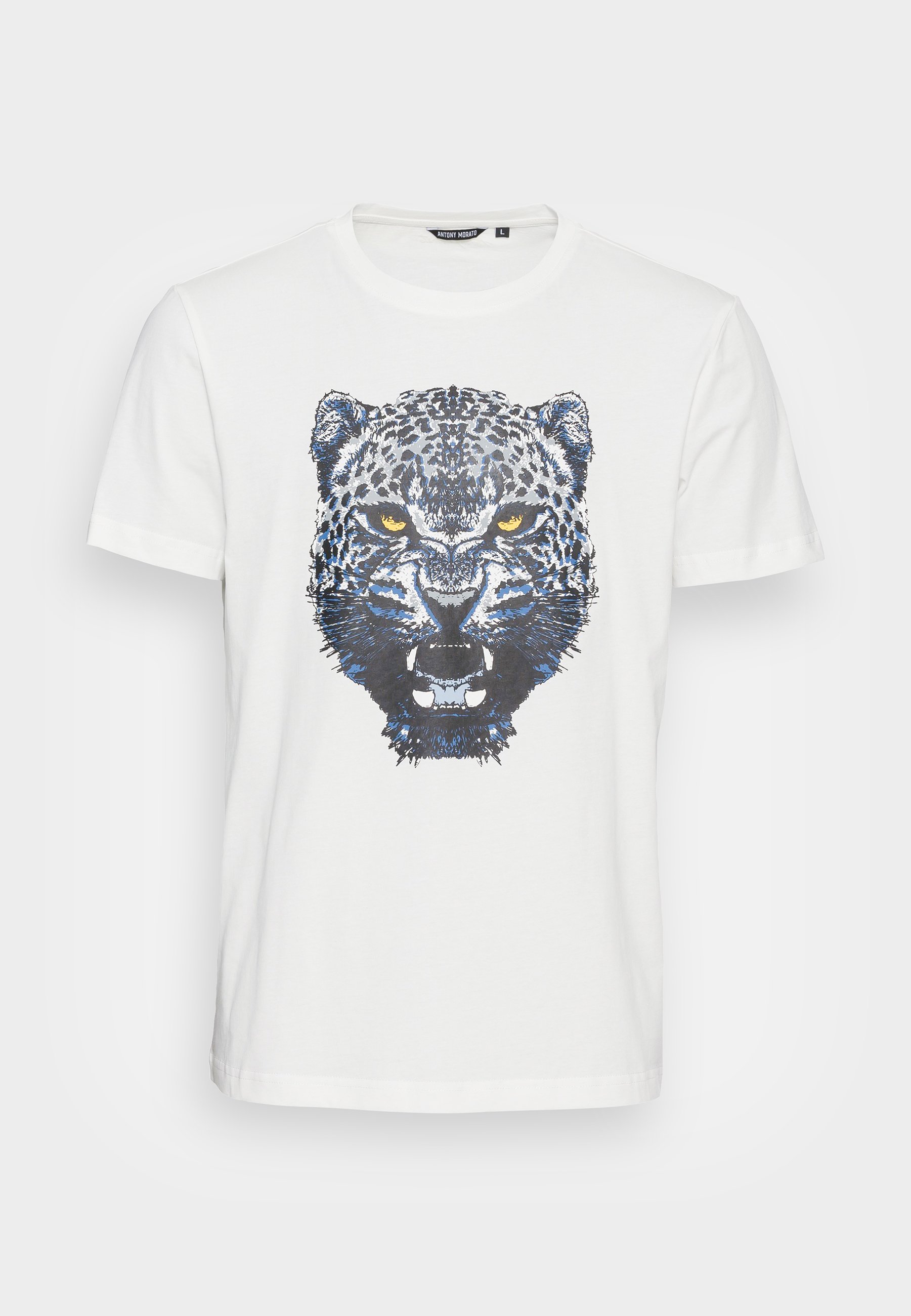 Antony Morato T-shirt print - creme/wit 