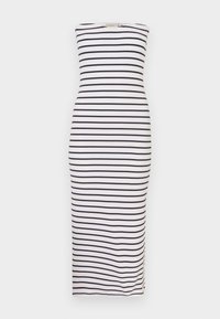 LABEL SLEEVELESS DRESS - Vestido ligero - brilliant white/black